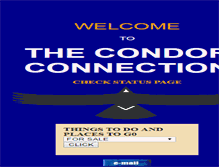 Tablet Screenshot of condor-connection.org